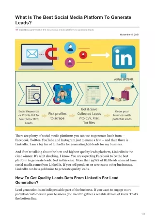 what is the best social media platform