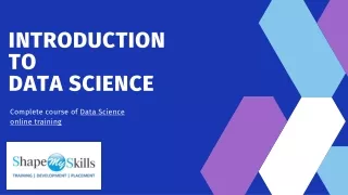 Services rendered by Data Science field