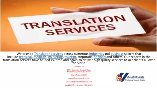 Language Translation Services | Translation Company In Delhi Ncr India