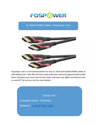 CL Rated HDMI Cable  Fospower.com-converted