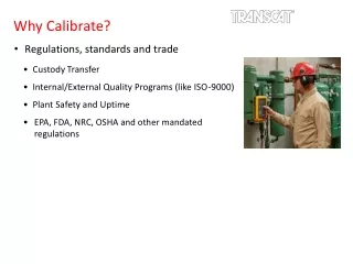 Why Calibration Service