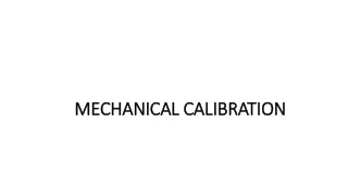 Mechanic Calibration