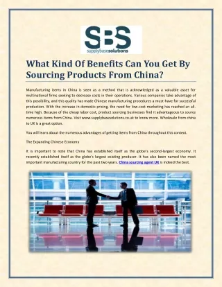 Do You Really Need A China Sourcing Agent in UK?