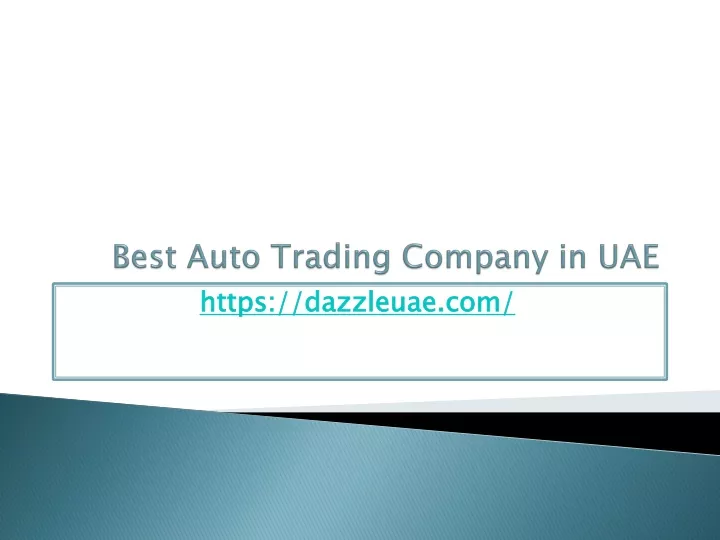 best auto trading company in uae