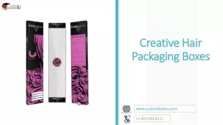 Creative Hair Packaging Boxes
