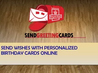 Send Wishes With Personalized Birthday Cards Online
