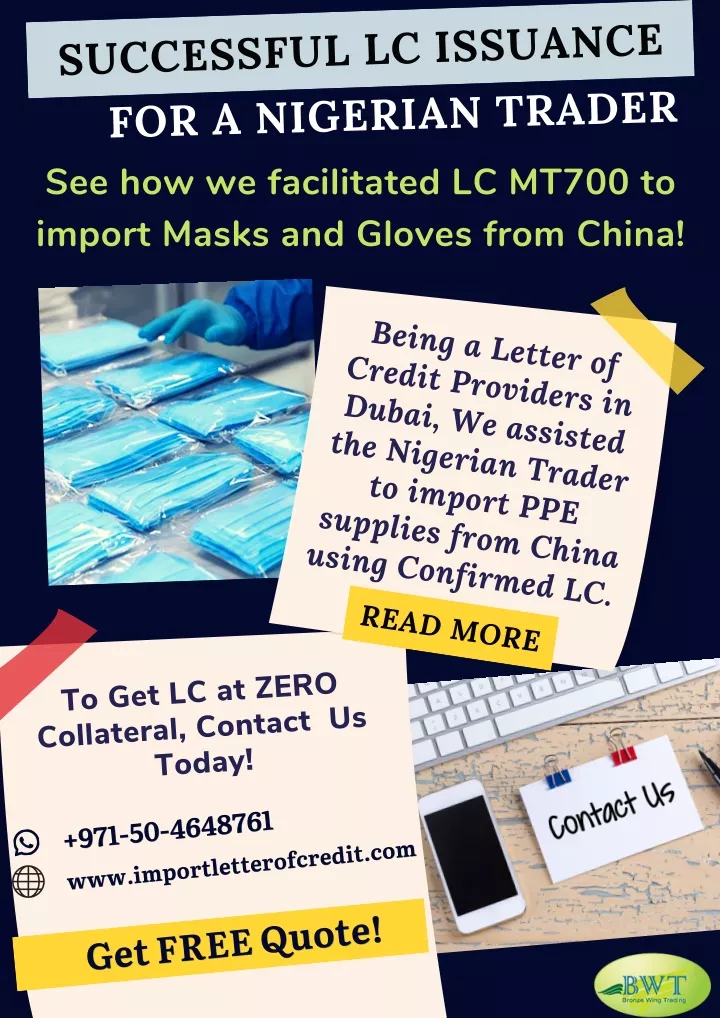 successful lc issuance for a nigerian trader