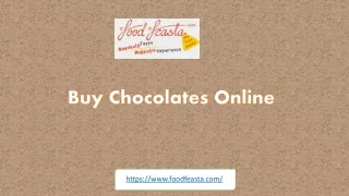 Buy Chocolate online - Online Chocolate Delivery from FoodFeasta
