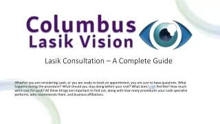 lasik consultation a complete guide