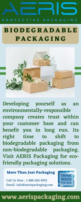 biodegradable packaging