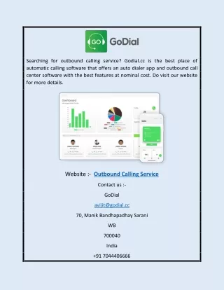 Outbound Calling Service | Godial.cc