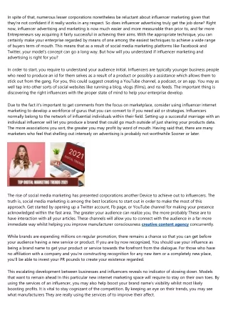 Influencer Advertising and marketing Developments for another Decade