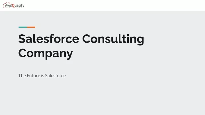 salesforce consulting company