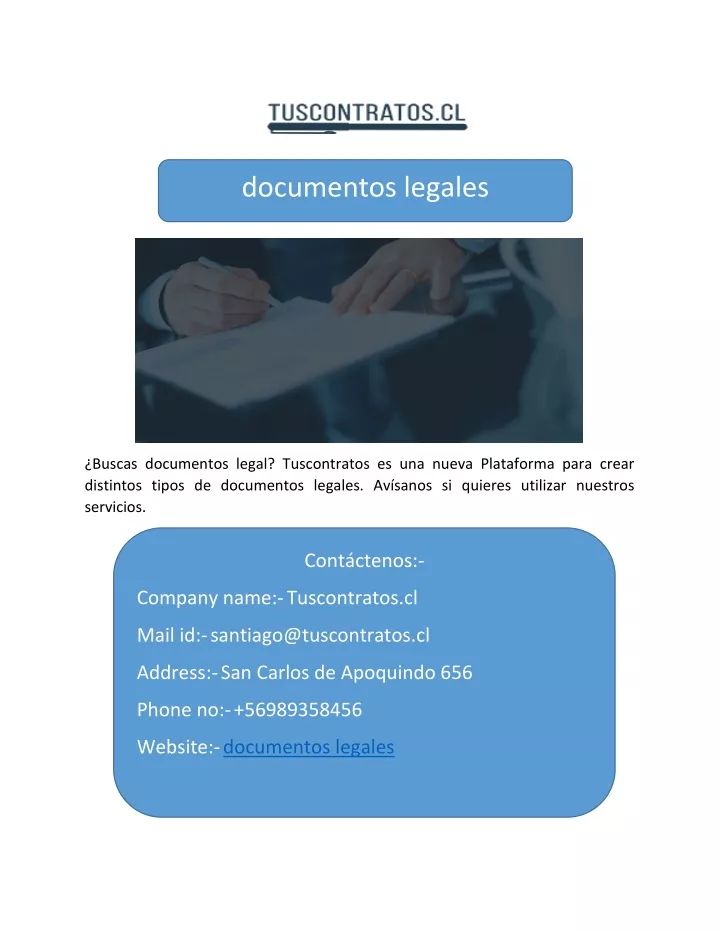 documentos legales