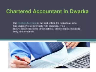 Chartered Accountant in Dwarka