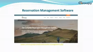 reservation management software