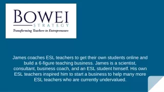 james coaches esl teachers to get their
