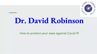 How to protect your eyes against Covid 19