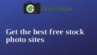 Get the best free stock photo sites