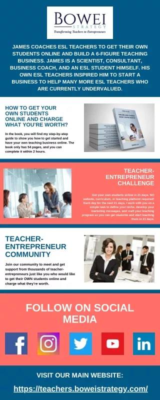james coaches esl teachers to get their