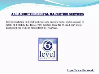 All about the Digital Marketing Services