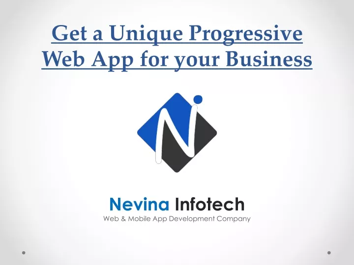 get a unique progressive web app for your business