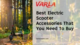 Best Electric Scooter Accessories That You Need To Buy