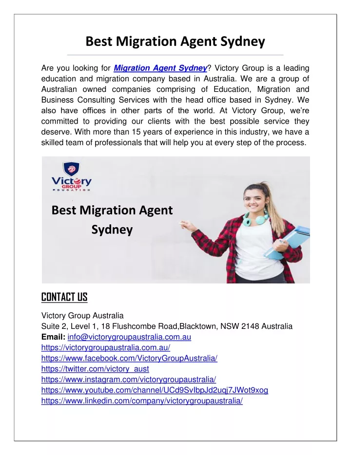best migration agent sydney