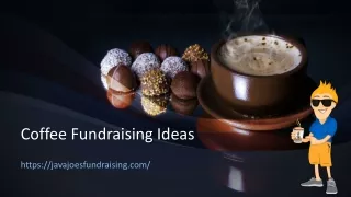 Coffee Fundraising Ideas