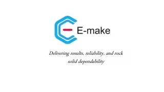 Plastic injection molding companies - E-Make