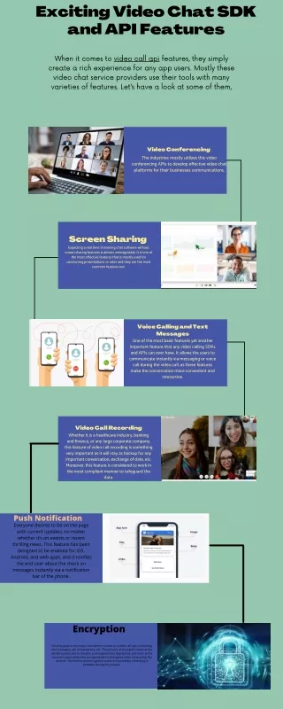 exciting video chat sdk and api features