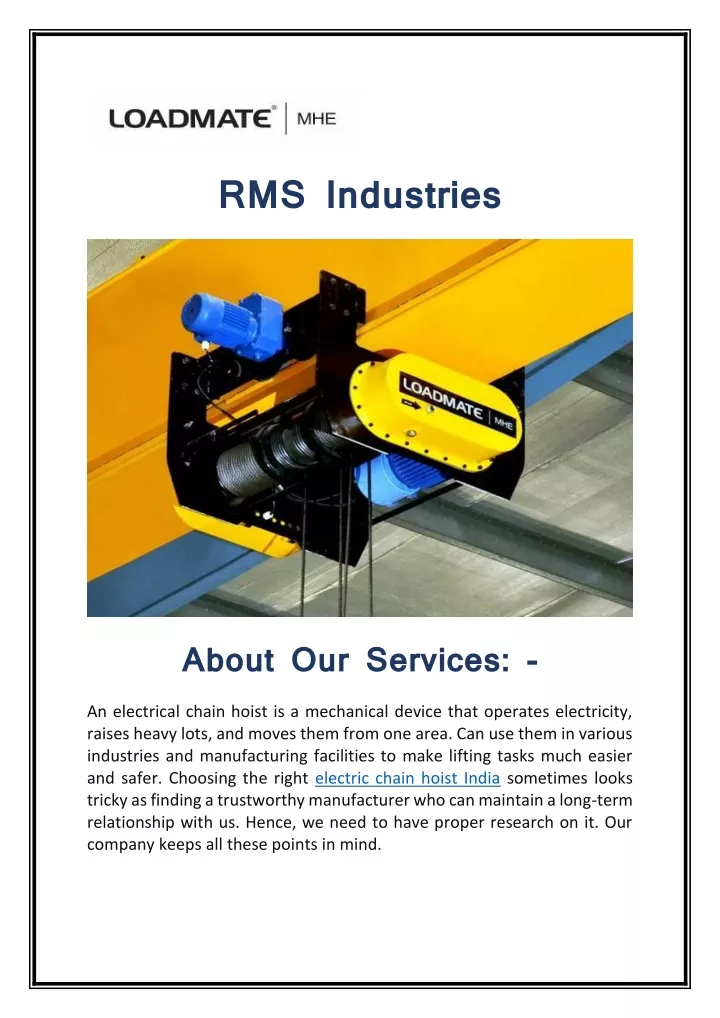 rms industries