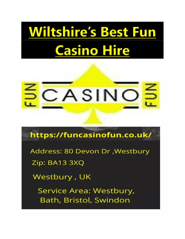 wiltshire s best fun casino hire