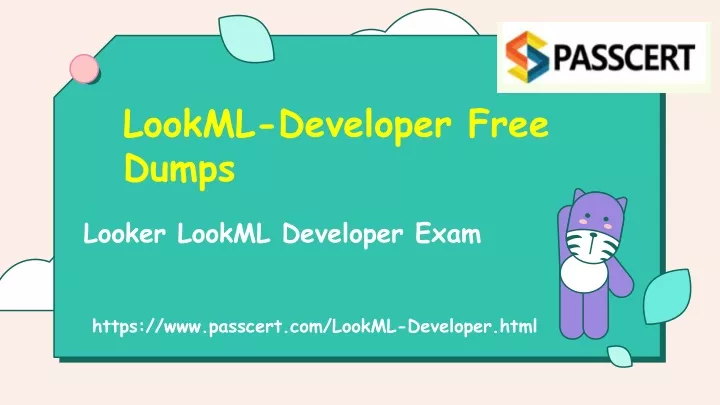 lookml developer free dumps