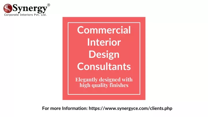 commercial interior design consultants