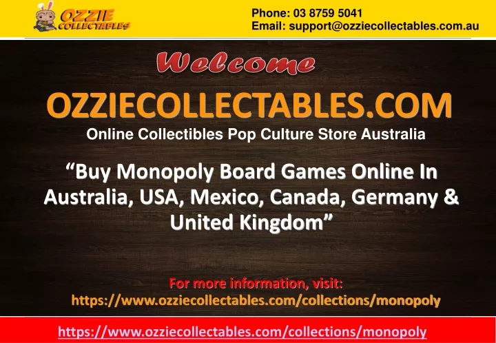 ozziecollectables com