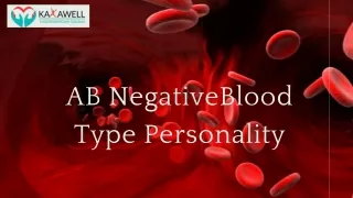 AB Negative Blood Type Personality