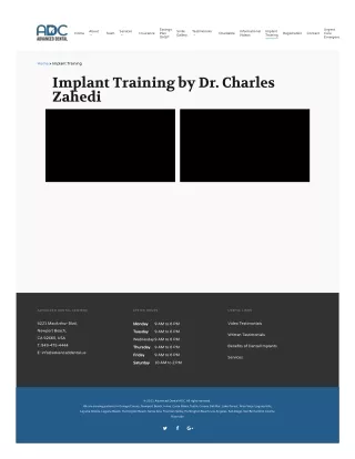 Implant Training City of Lake Forest | Cosmetic Dental Practice City of Los Alam