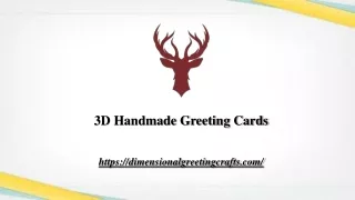 3D Handmade Greeting Cards | dimensionalgreetingcrafts.com