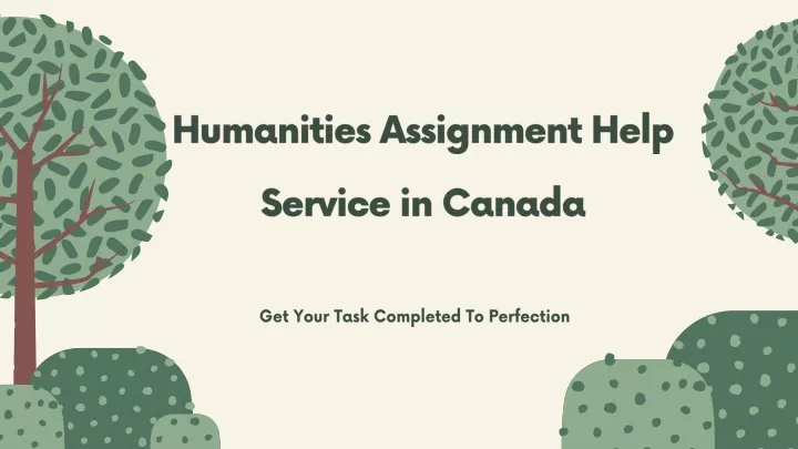 humanities assignment help service in canada