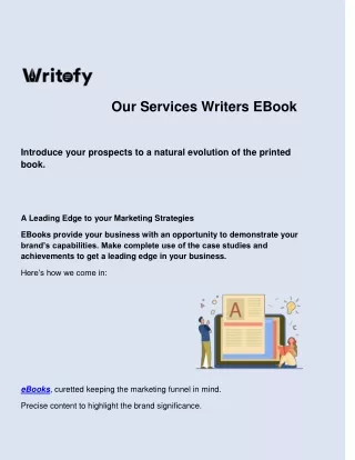 our services writers ebook