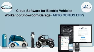 Cloud Software for Electric Vehicles/Used Vehicles Workshop/Showroom/Garage