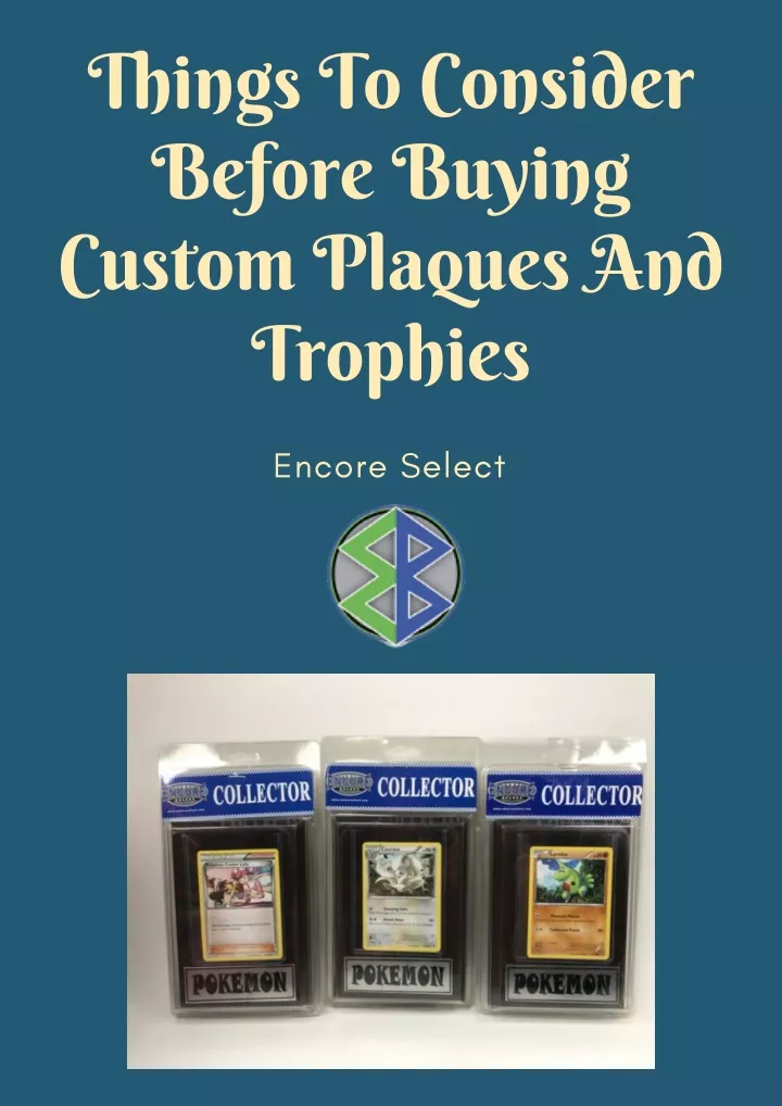 things to consider before buying custom plaques