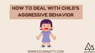 how to deal with child s aggressive behavior