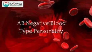 ab negative blood group