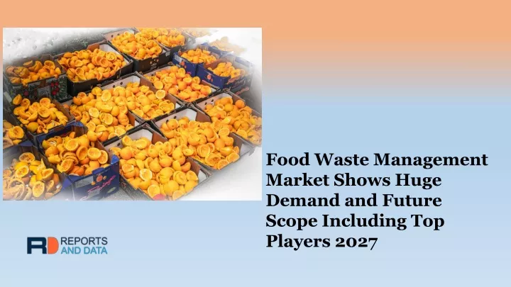 food waste management market shows huge demand