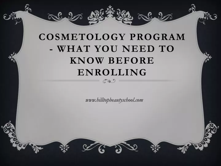 cosmetology program what you need to know before enrolling