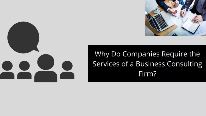 why do companies require the services