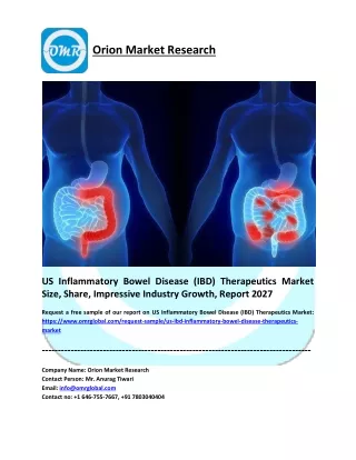 US Inflammatory Bowel Disease (IBD) Therapeutics Market Analysis and Report 2021