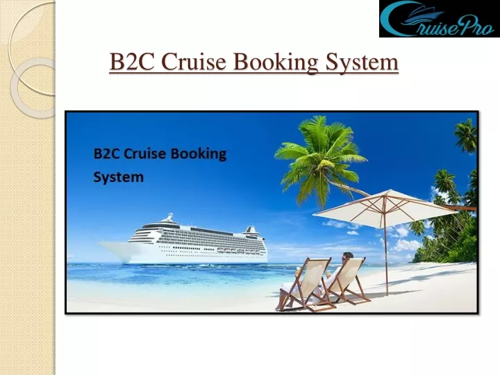 b2c cruise booking system